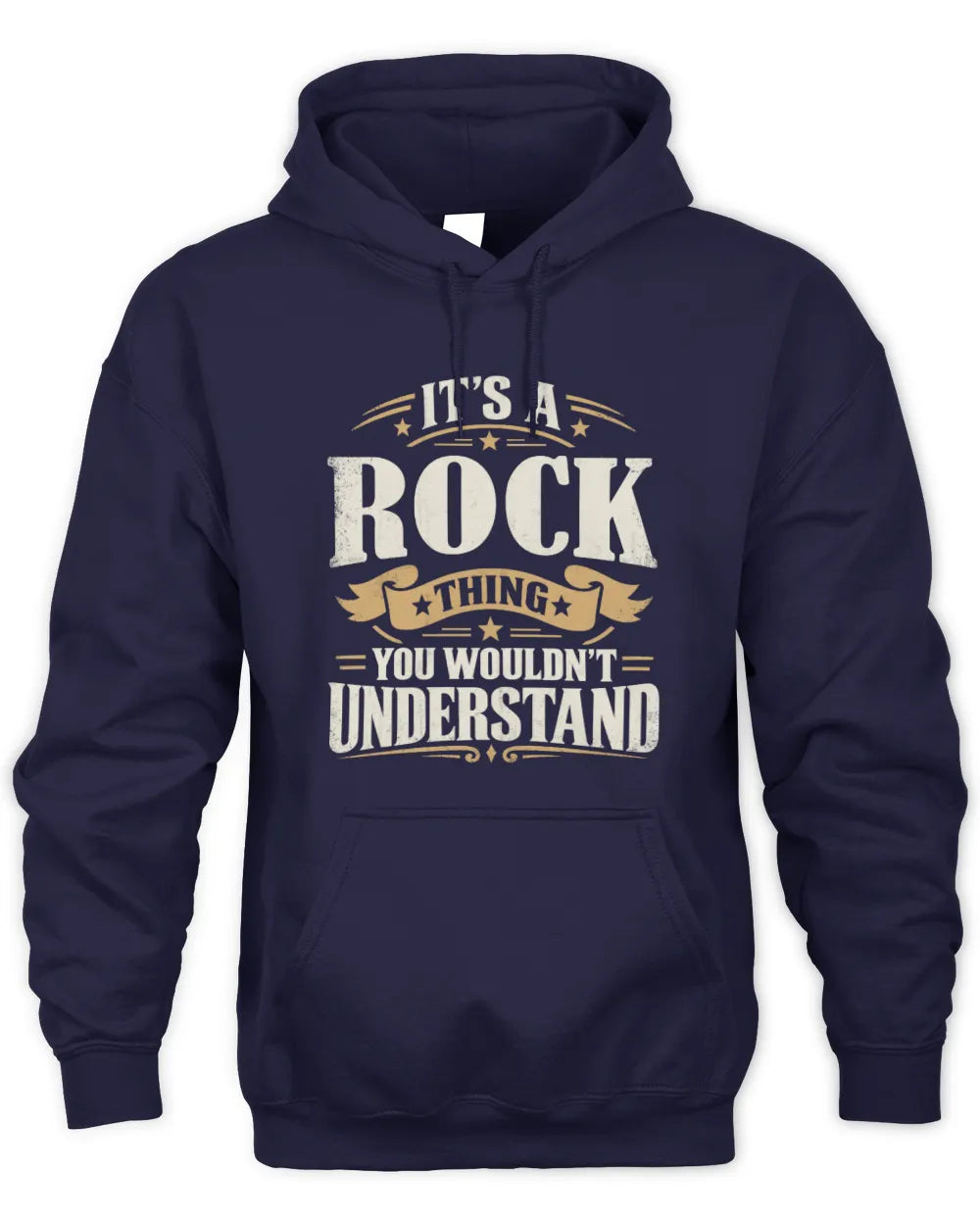 ROCK P08 TH51 - Personalized “It’s a/an [NAME] Thing – You Wouldn’t Understand” Shirt - Unisex Hoodie - Navy
