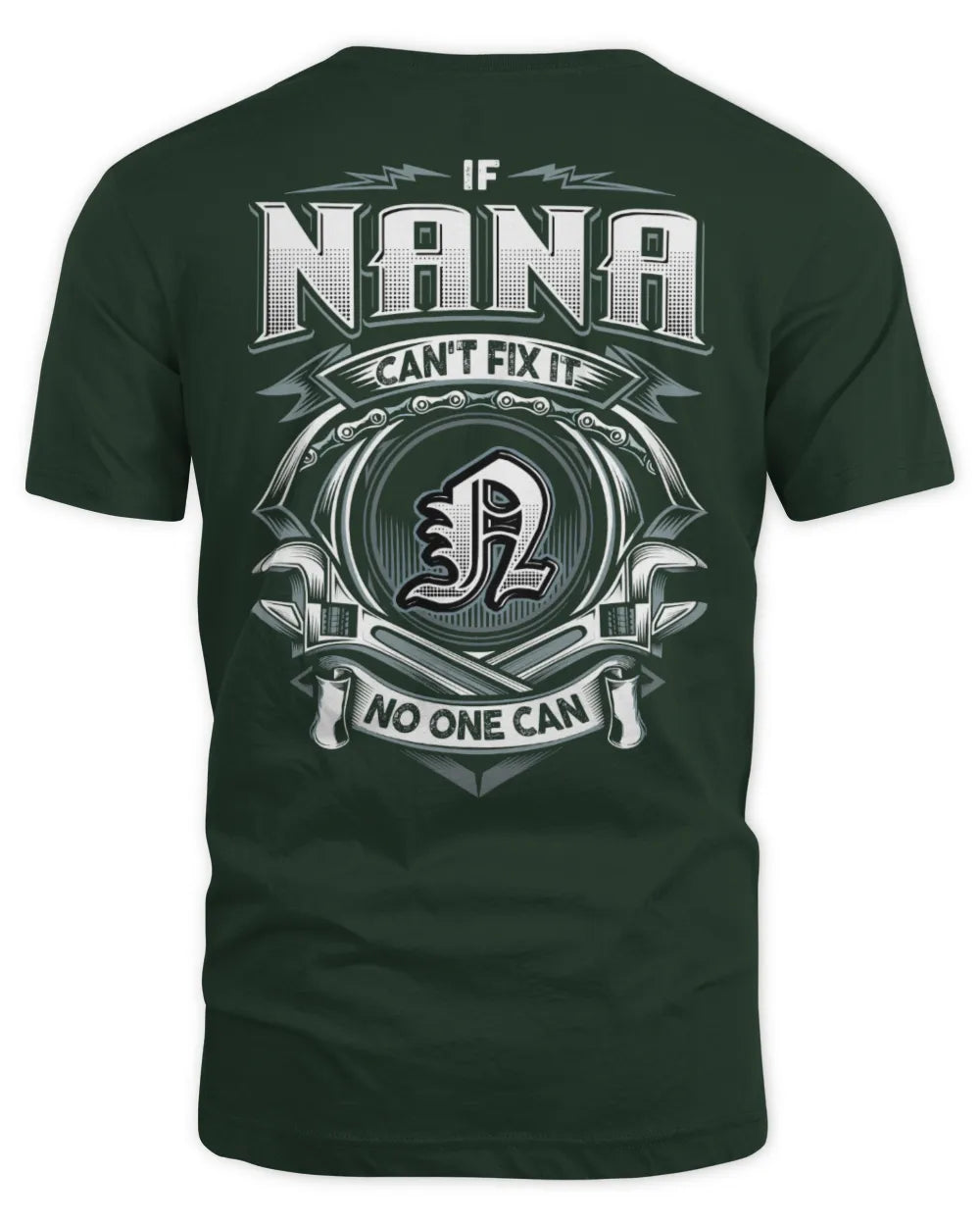 NANA AP81-K4-626 - Personalized Ahmed Quote Apparel “If Ahmed Can't Fix It, No One Can” - Unisex Standard T-Shirt - Forest Green