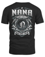NANA AP81-K4-626 - Personalized Ahmed Quote Apparel “If Ahmed Can't Fix It, No One Can” - Unisex Standard T-Shirt - Black