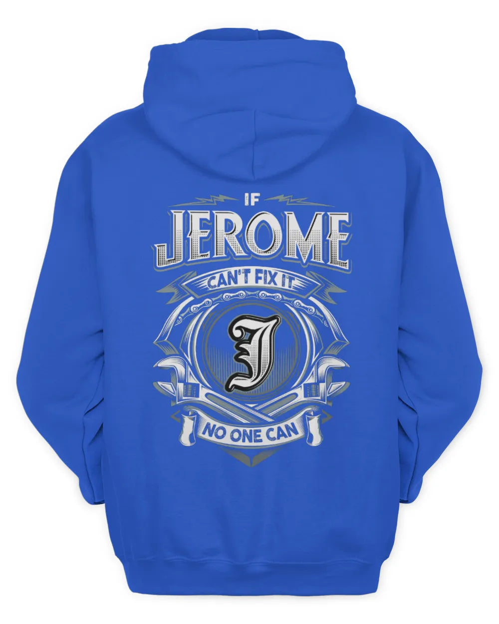 JEROME AP81-K4-626 - Personalized Ahmed Quote Apparel “If Ahmed Can't Fix It, No One Can” - Unisex Hoodie - Royal