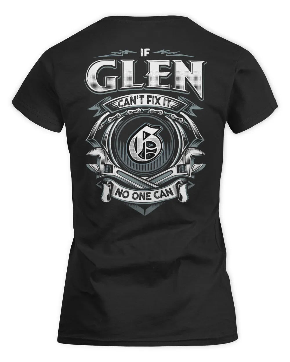 GLEN AP81-K4-626 - Personalized Ahmed Quote Apparel “If Ahmed Can't Fix It, No One Can” - Women's Standard T-Shirt - Black
