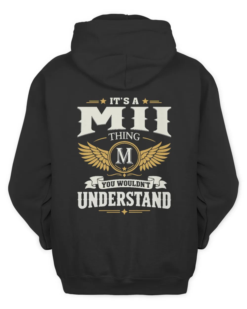 MII KT06-M008 It’s a [NAME] Thing – You Wouldn’t Understand | Personalized Vintage T-Shirt - Unisex Hoodie - Black