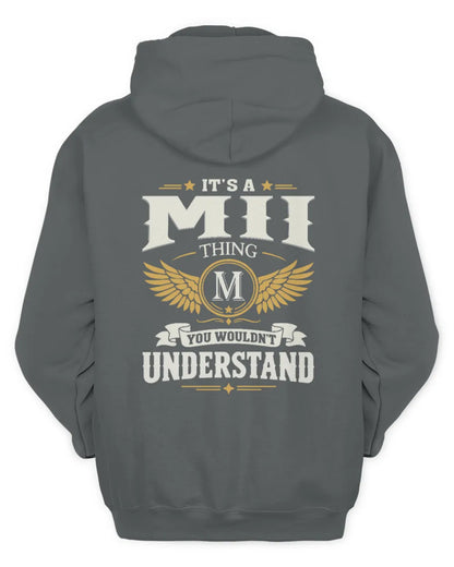 MII KT06-M008 It’s a [NAME] Thing – You Wouldn’t Understand | Personalized Vintage T-Shirt - Unisex Hoodie - Charcoal
