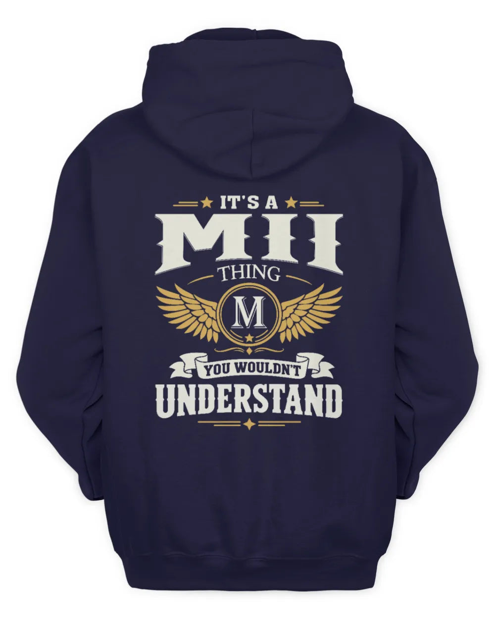MII KT06-M008 It’s a [NAME] Thing – You Wouldn’t Understand | Personalized Vintage T-Shirt - Unisex Hoodie - Navy