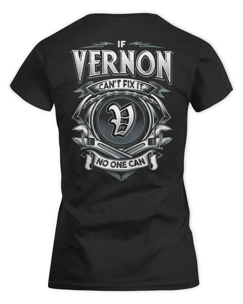 VERNON AP81-K4-626 - Personalized Ahmed Quote Apparel “If Ahmed Can't Fix It, No One Can” - Women's Standard T-Shirt - Black