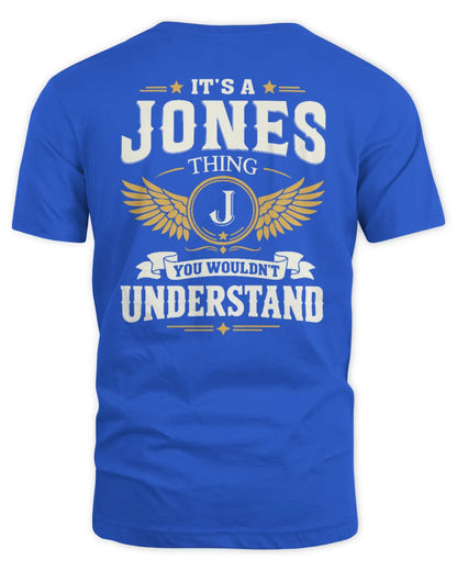 JONES KT06-M008 It’s a [NAME] Thing – You Wouldn’t Understand | Personalized Vintage T-Shirt - Unisex Standard T-Shirt - Royal