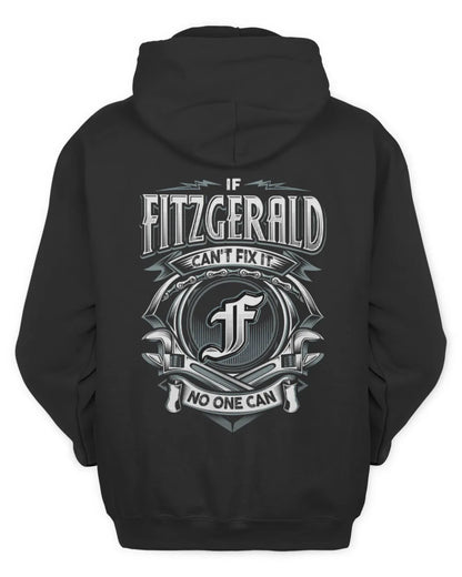 FITZGERALD AP81-K4-626 - Personalized Ahmed Quote Apparel “If Ahmed Can't Fix It, No One Can” - Unisex Hoodie - Black