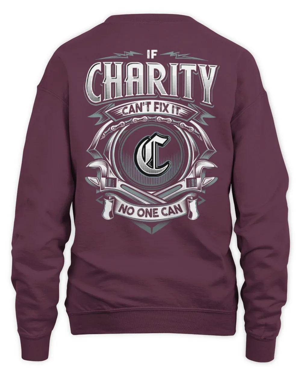 CHARITY AP81-K4-626 - Personalized Ahmed Quote Apparel “If Ahmed Can't Fix It, No One Can” - Unisex Sweatshirt - Maroon