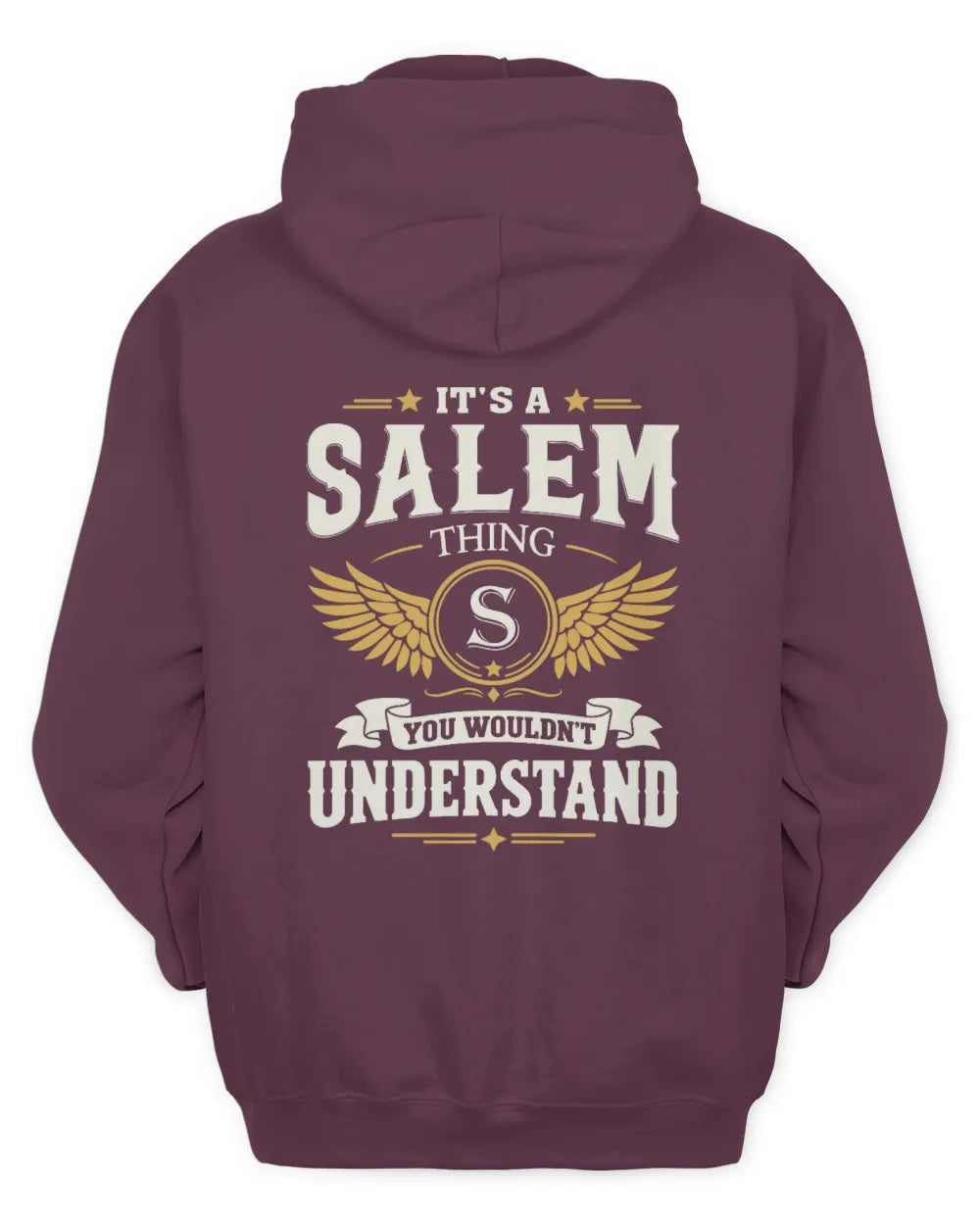 SALEM KT06-M008 It’s a [NAME] Thing – You Wouldn’t Understand | Personalized Vintage T-Shirt - Unisex Hoodie - Maroon