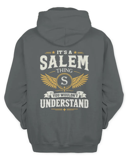 SALEM KT06-M008 It’s a [NAME] Thing – You Wouldn’t Understand | Personalized Vintage T-Shirt - Unisex Hoodie - Charcoal
