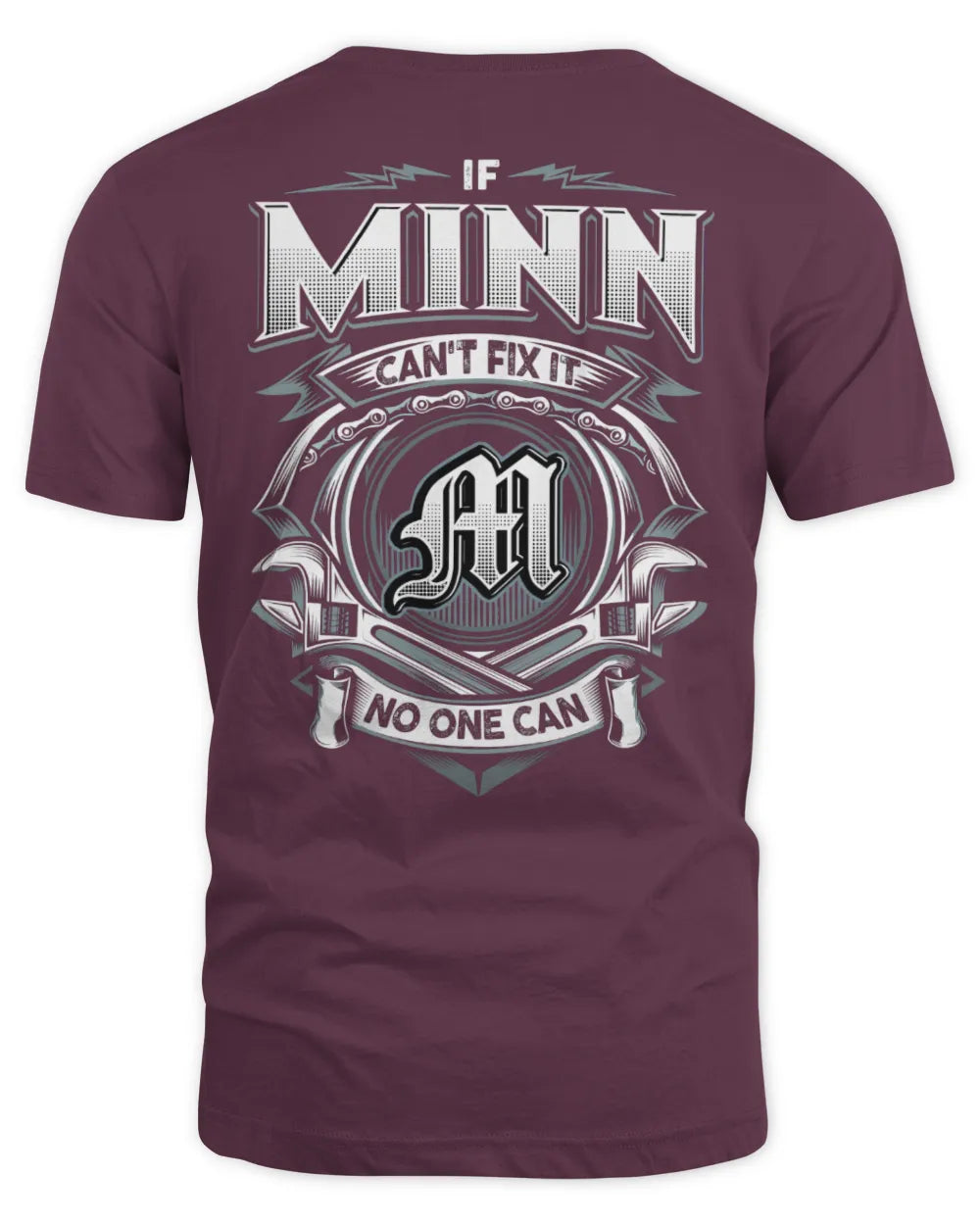 MINN AP81-K4-626 - Personalized Ahmed Quote Apparel “If Ahmed Can't Fix It, No One Can” - Unisex Standard T-Shirt - Maroon