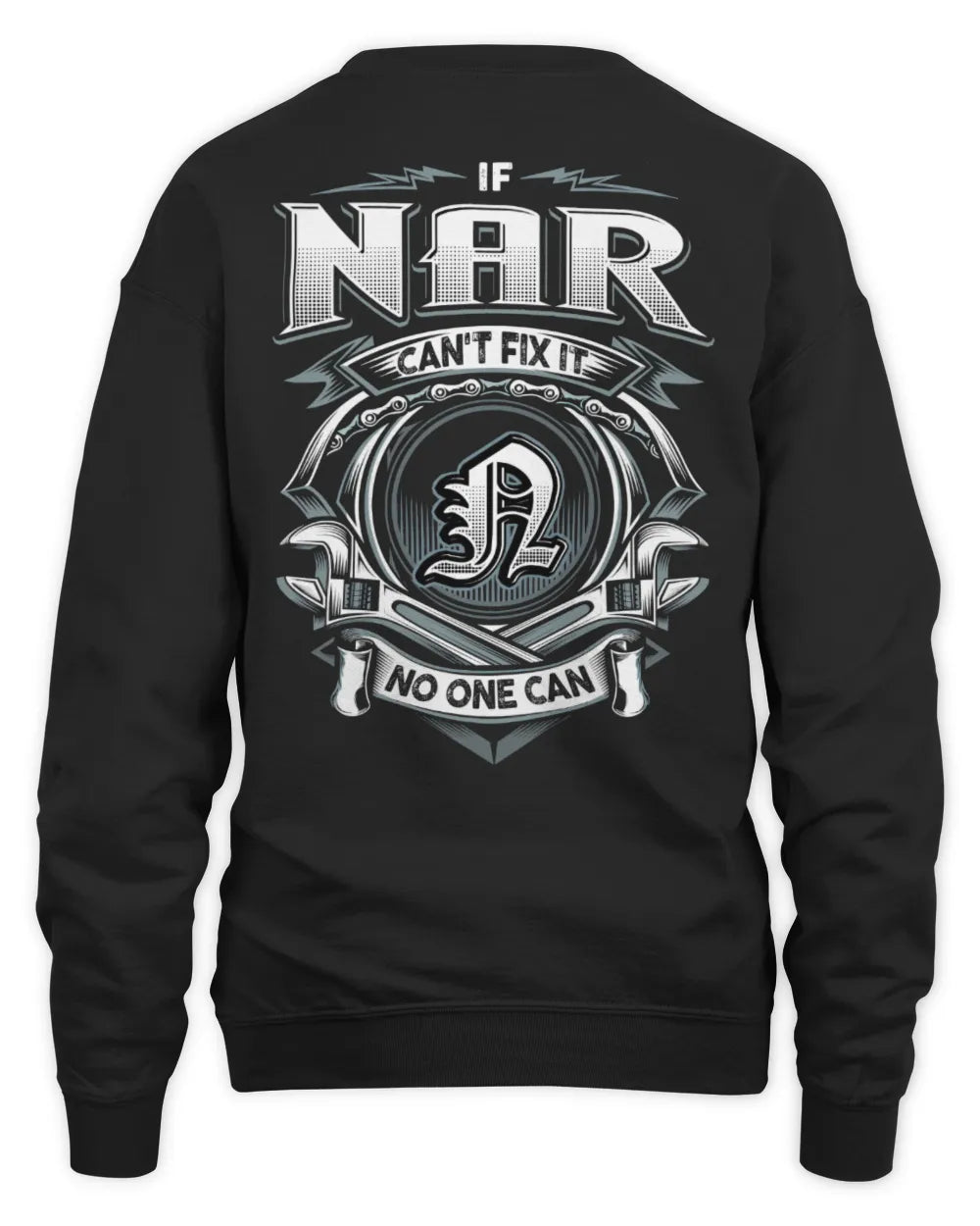NAR AP81-K4-626 - Personalized Ahmed Quote Apparel “If Ahmed Can't Fix It, No One Can” - Unisex Sweatshirt - Black