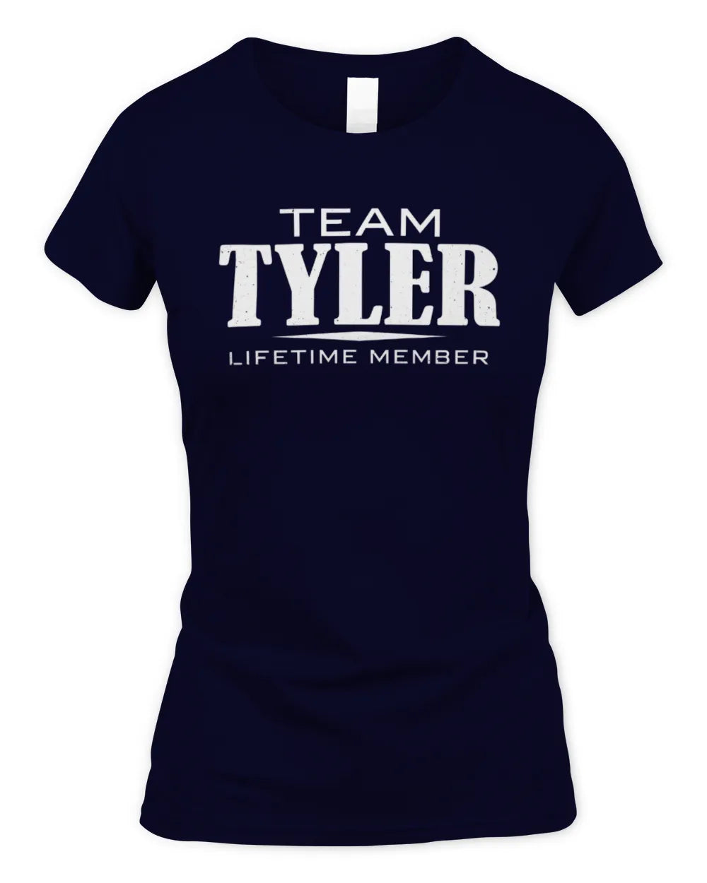 TYLER BL62-K4-128 - Personalized “Team NAME Lifetime Member” - Women's Standard T-Shirt - Navy