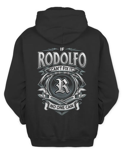 RODOLFO AP81-K4-626 - Personalized Ahmed Quote Apparel “If Ahmed Can't Fix It, No One Can” - Unisex Hoodie - Black