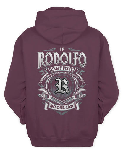 RODOLFO AP81-K4-626 - Personalized Ahmed Quote Apparel “If Ahmed Can't Fix It, No One Can” - Unisex Hoodie - Maroon