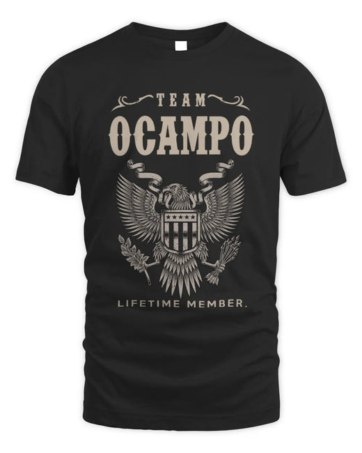 OCAMPO TP06-K82 – Personalized Classic Style Apparel “Team NAME Lifetime Member”