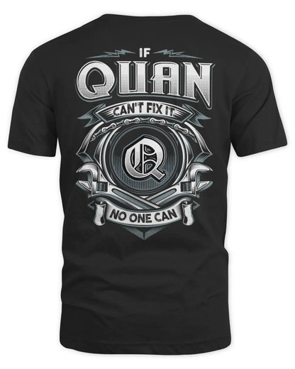 QUAN AP81-K4-626 - Personalized Ahmed Quote Apparel “If Ahmed Can't Fix It, No One Can” - Unisex Standard T-Shirt - Black