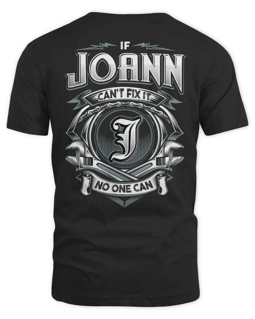 JOANN AP81-K4-626 - Personalized Ahmed Quote Apparel “If Ahmed Can't Fix It, No One Can” - Unisex Standard T-Shirt - Black