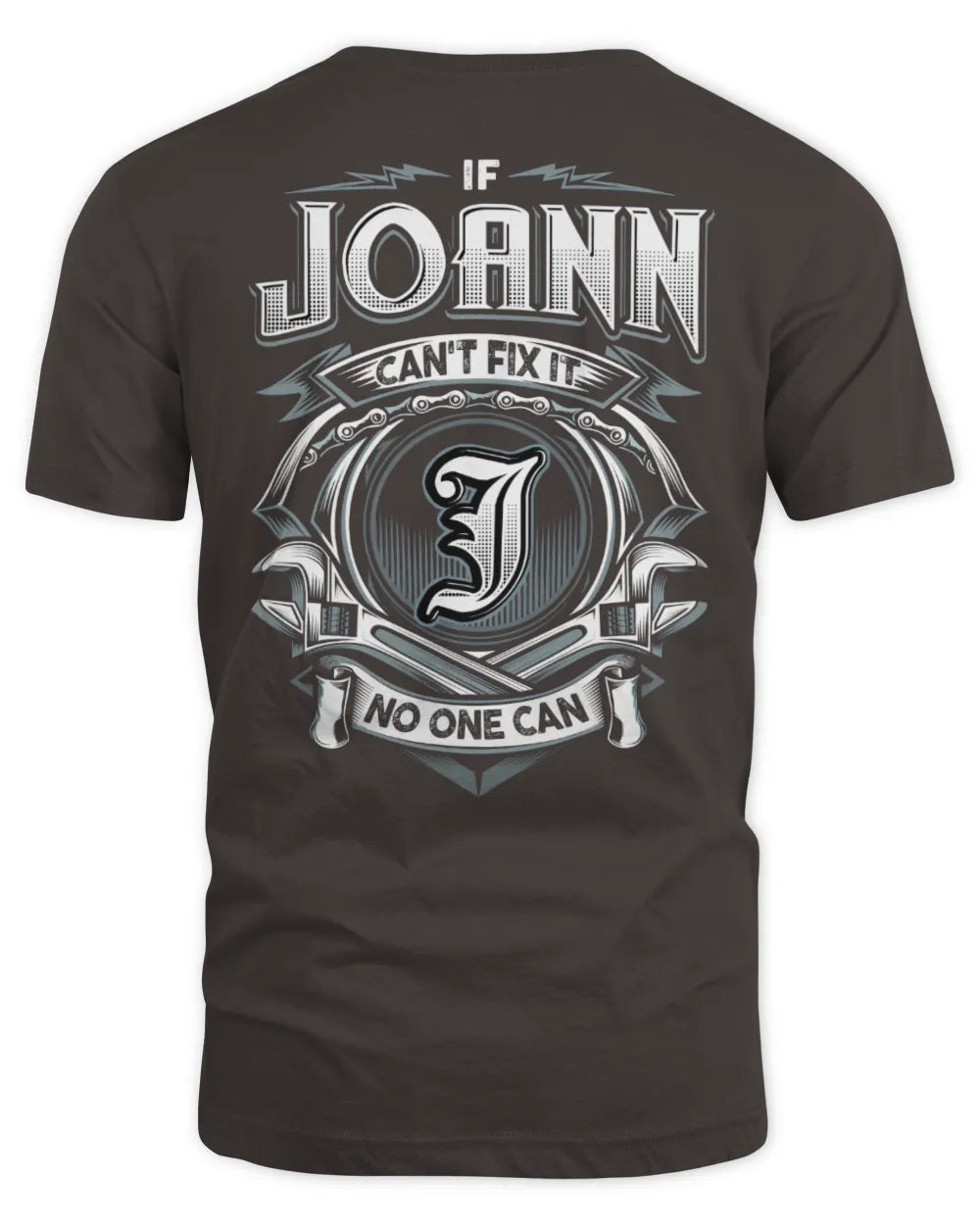 JOANN AP81-K4-626 - Personalized Ahmed Quote Apparel “If Ahmed Can't Fix It, No One Can” - Unisex Standard T-Shirt - Dark Chocolate