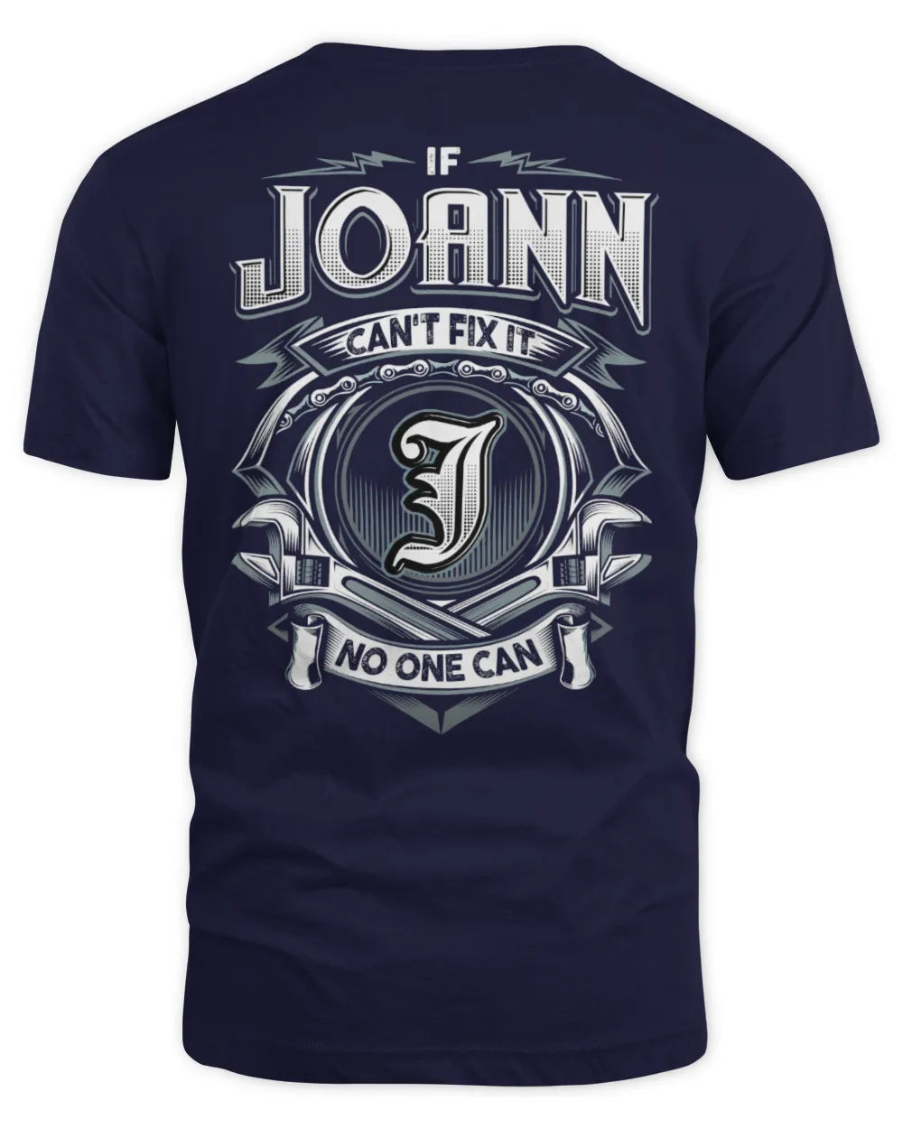 JOANN AP81-K4-626 - Personalized Ahmed Quote Apparel “If Ahmed Can't Fix It, No One Can” - Unisex Standard T-Shirt - Navy