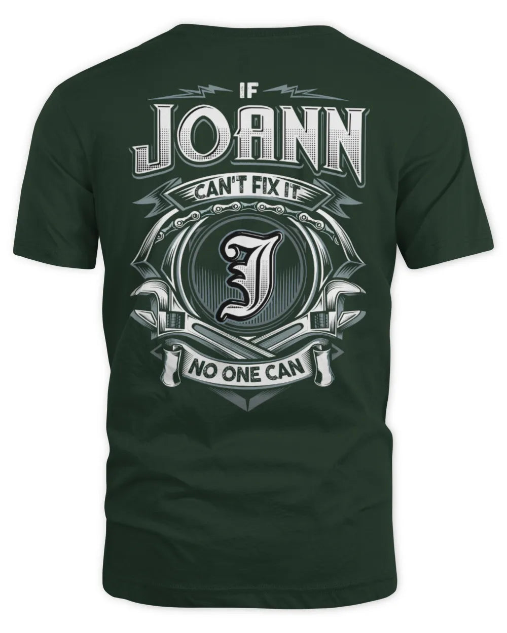 JOANN AP81-K4-626 - Personalized Ahmed Quote Apparel “If Ahmed Can't Fix It, No One Can” - Unisex Standard T-Shirt - Forest Green