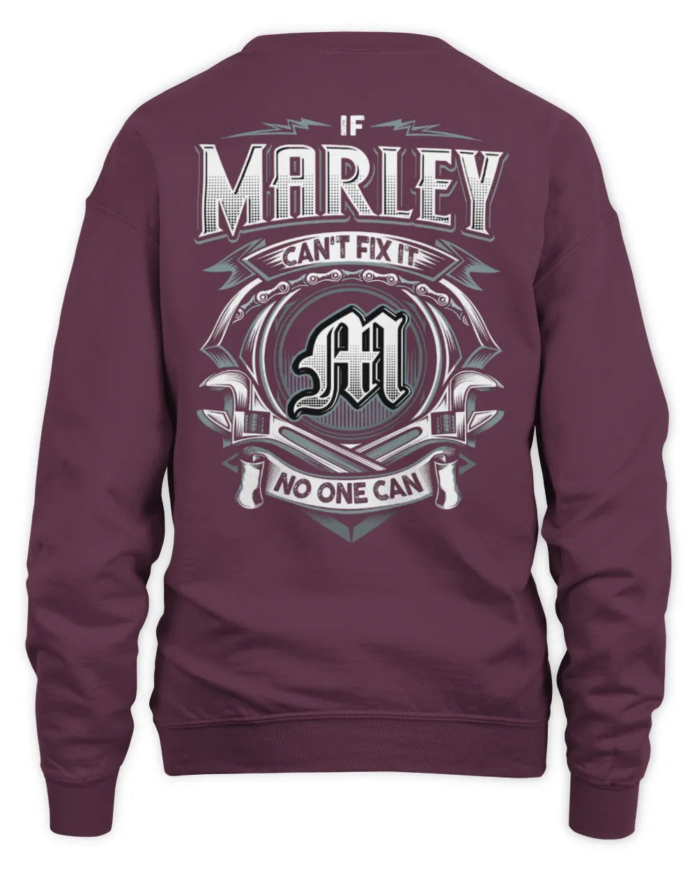 MARLEY AP81-K4-626 - Personalized Ahmed Quote Apparel “If Ahmed Can't Fix It, No One Can” - Unisex Sweatshirt - Maroon