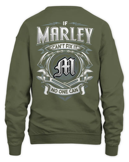 MARLEY AP81-K4-626 - Personalized Ahmed Quote Apparel “If Ahmed Can't Fix It, No One Can” - Unisex Sweatshirt - Military Green