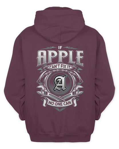 APPLE AP81-K4-626 - Personalized Ahmed Quote Apparel “If Ahmed Can't Fix It, No One Can” - Unisex Hoodie - Maroon
