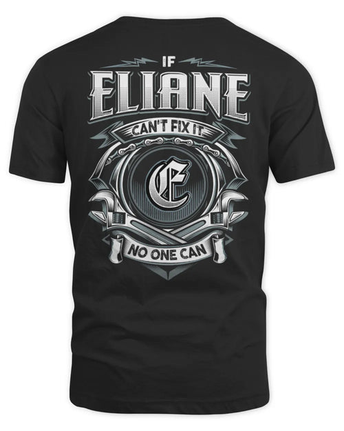 ELIANE AP81-K4-626 - Personalized Ahmed Quote Apparel “If Ahmed Can't Fix It, No One Can” - Unisex Standard T-Shirt - Black