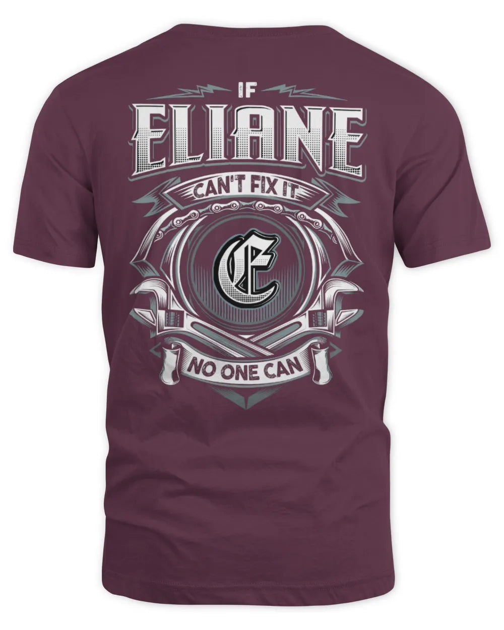 ELIANE AP81-K4-626 - Personalized Ahmed Quote Apparel “If Ahmed Can't Fix It, No One Can” - Unisex Standard T-Shirt - Maroon