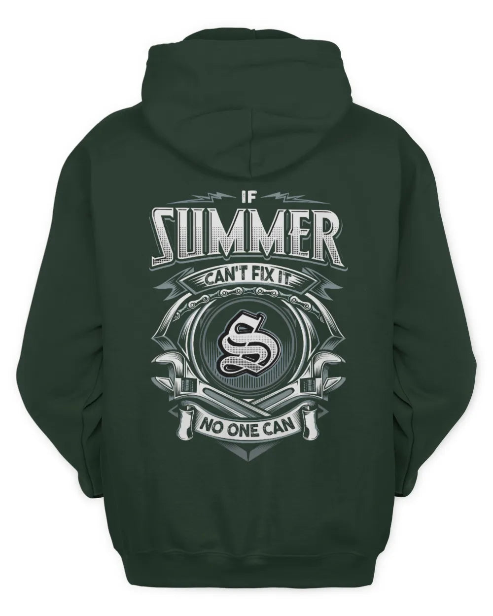 SUMMER AP81-K4-626 - Personalized Ahmed Quote Apparel “If Ahmed Can't Fix It, No One Can” - Unisex Hoodie - Forest Green