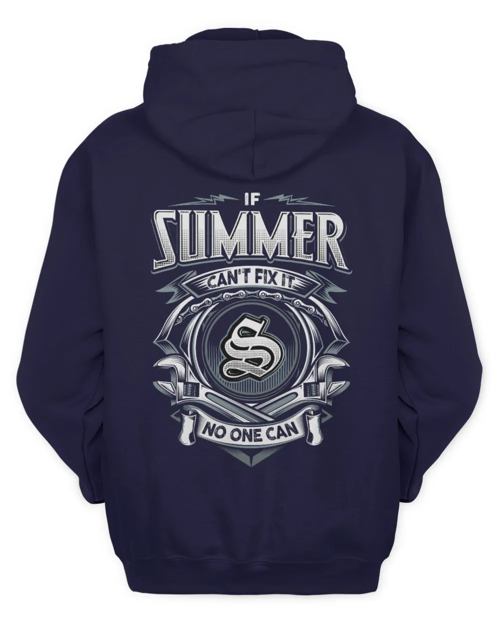 SUMMER AP81-K4-626 - Personalized Ahmed Quote Apparel “If Ahmed Can't Fix It, No One Can” - Unisex Hoodie - Navy
