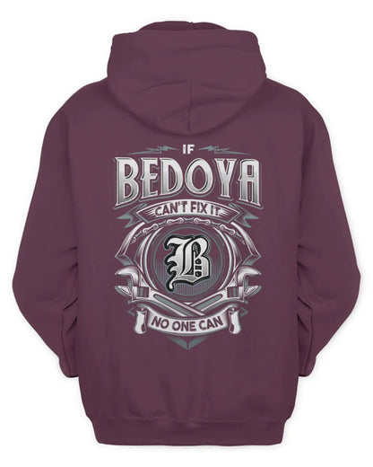 BEDOYA AP81-K4-626 - Personalized Ahmed Quote Apparel “If Ahmed Can't Fix It, No One Can” - Unisex Hoodie - Maroon
