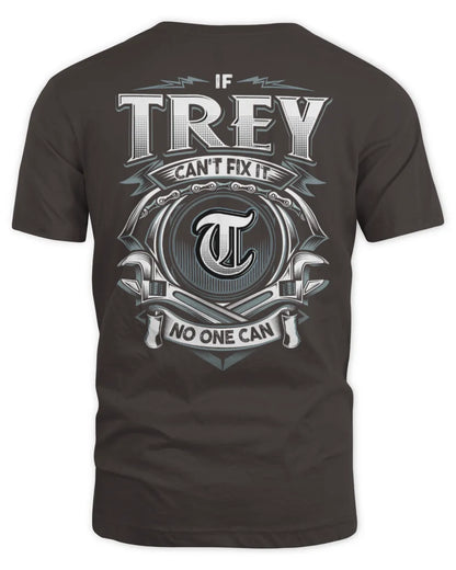 TREY AP81-K4-626 - Personalized Ahmed Quote Apparel “If Ahmed Can't Fix It, No One Can” - Unisex Standard T-Shirt - Dark Chocolate
