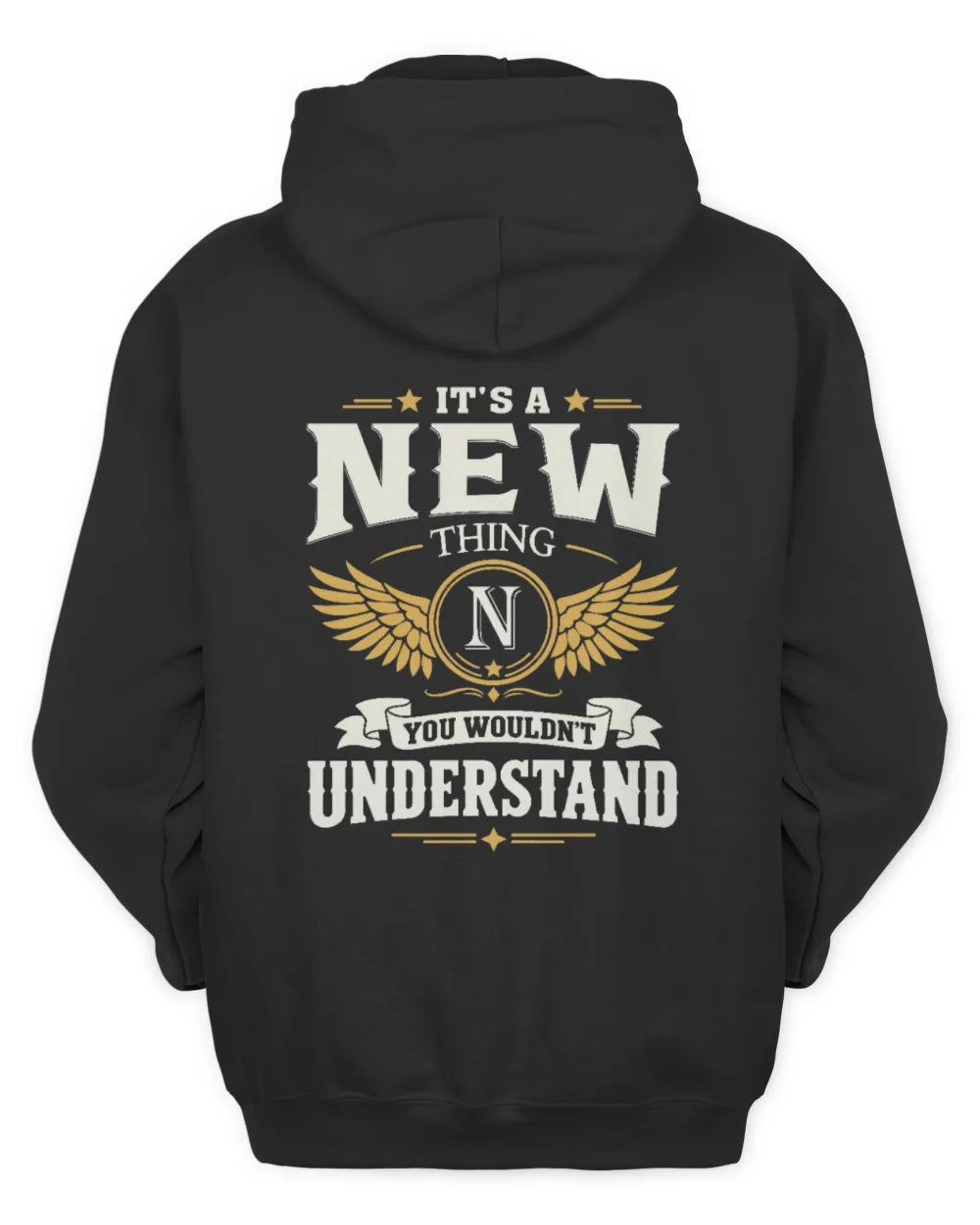 NEW KT06-M008 It’s a [NAME] Thing – You Wouldn’t Understand | Personalized Vintage T-Shirt - Unisex Hoodie - Black