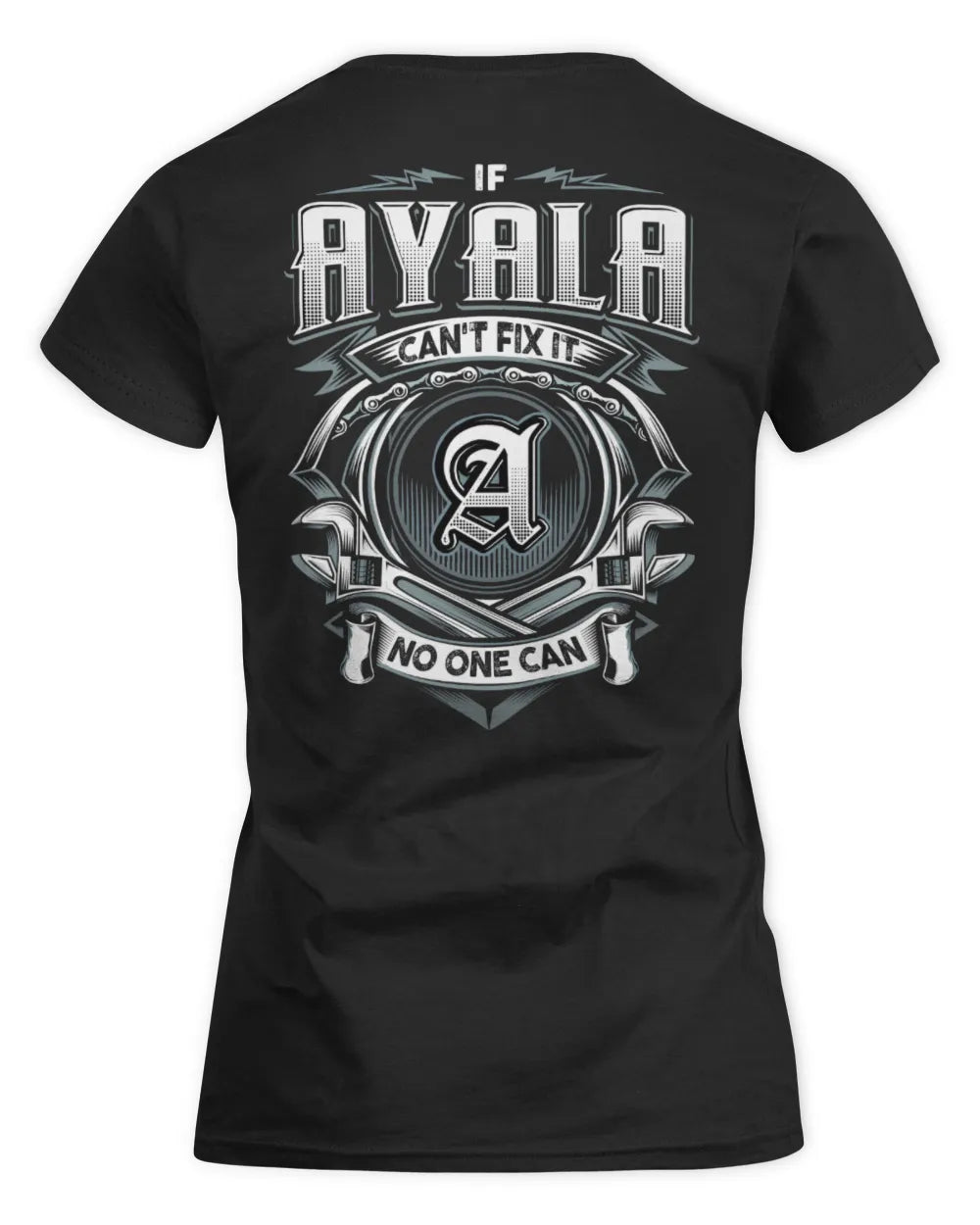 AYALA AP81-K4-626 - Personalized Ahmed Quote Apparel “If Ahmed Can't Fix It, No One Can” - Women's Standard T-Shirt - Black