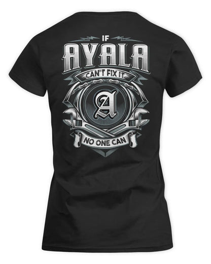 AYALA AP81-K4-626 - Personalized Ahmed Quote Apparel “If Ahmed Can't Fix It, No One Can” - Women's Standard T-Shirt - Black