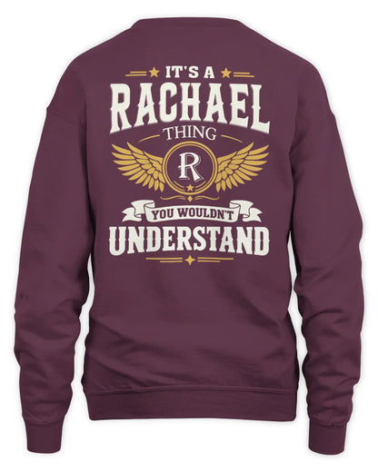 RACHAEL KT06-M008 It’s a [NAME] Thing – You Wouldn’t Understand | Personalized Vintage T-Shirt - Unisex Sweatshirt - Maroon