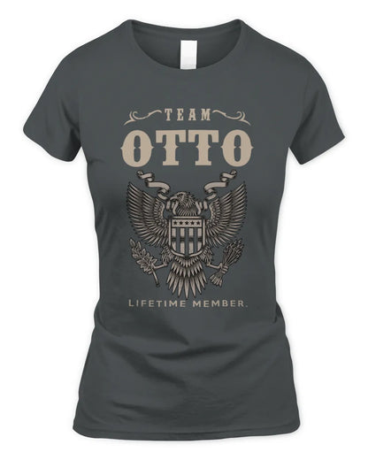 OTTO TP06-K82 – Personalized Classic Style Apparel “Team NAME Lifetime Member” - Women's Standard T-Shirt - Charcoal