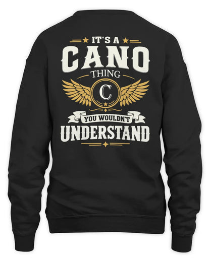 CANO KT06-M008 It’s a [NAME] Thing – You Wouldn’t Understand | Personalized Vintage T-Shirt - Unisex Sweatshirt - Black