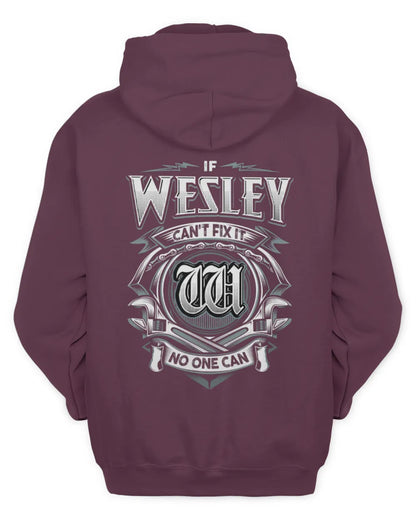 WESLEY AP81-K4-626 - Personalized Ahmed Quote Apparel “If Ahmed Can't Fix It, No One Can” - Unisex Hoodie - Maroon