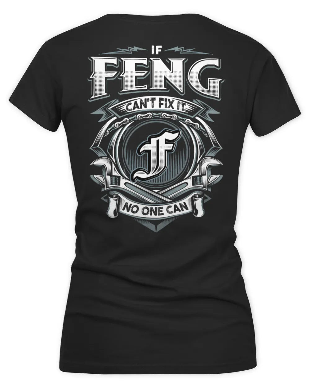 FENG AP81-K4-626 - Personalized Ahmed Quote Apparel “If Ahmed Can't Fix It, No One Can” - Women's V-Neck T-Shirt - Black