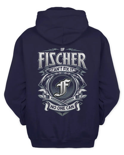 FISCHER AP81-K4-626 - Personalized Ahmed Quote Apparel “If Ahmed Can't Fix It, No One Can” - Unisex Hoodie - Navy