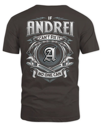 ANDREI AP81-K4-626 - Personalized Ahmed Quote Apparel “If Ahmed Can't Fix It, No One Can” - Unisex Standard T-Shirt - Dark Chocolate