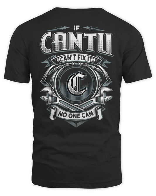 CANTU AP81-K4-626 - Personalized Ahmed Quote Apparel “If Ahmed Can't Fix It, No One Can” - Unisex Standard T-Shirt - Black
