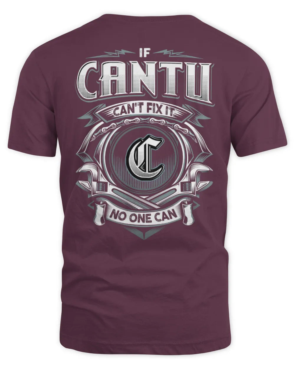 CANTU AP81-K4-626 - Personalized Ahmed Quote Apparel “If Ahmed Can't Fix It, No One Can” - Unisex Standard T-Shirt - Maroon
