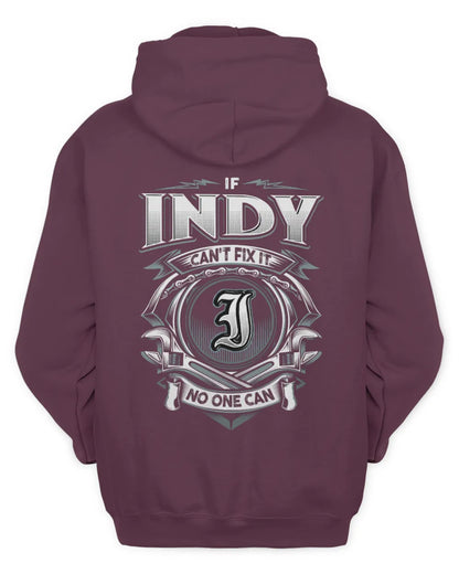 INDY AP81-K4-626 - Personalized Ahmed Quote Apparel “If Ahmed Can't Fix It, No One Can” - Unisex Hoodie - Maroon