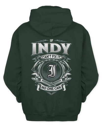 INDY AP81-K4-626 - Personalized Ahmed Quote Apparel “If Ahmed Can't Fix It, No One Can” - Unisex Hoodie - Forest Green