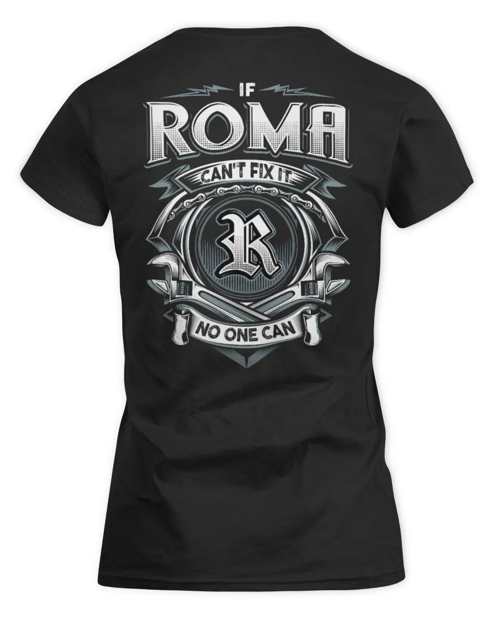 ROMA AP81-K4-626 - Personalized Ahmed Quote Apparel “If Ahmed Can't Fix It, No One Can” - Women's Standard T-Shirt - Black