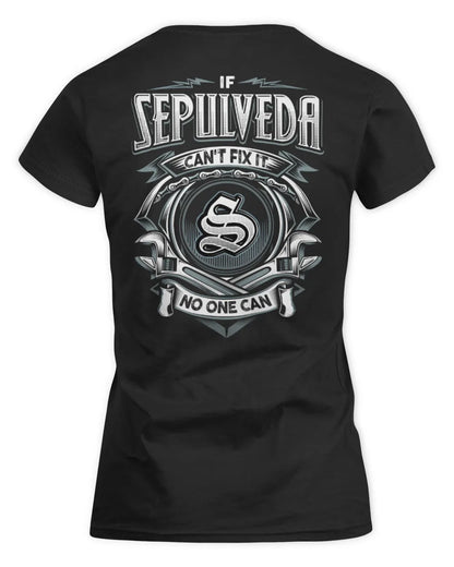 SEPULVEDA AP81-K4-626 - Personalized Ahmed Quote Apparel “If Ahmed Can't Fix It, No One Can” - Women's Standard T-Shirt - Black